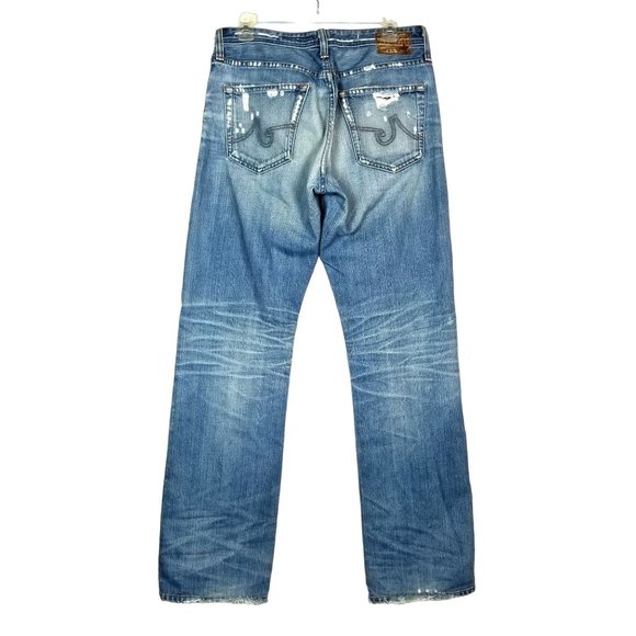 ADRIANO GOLDSCHMIED The Protégé Aged Denim Slim Straight Leg Jeans Men's size 31 - Picture 2 of 3